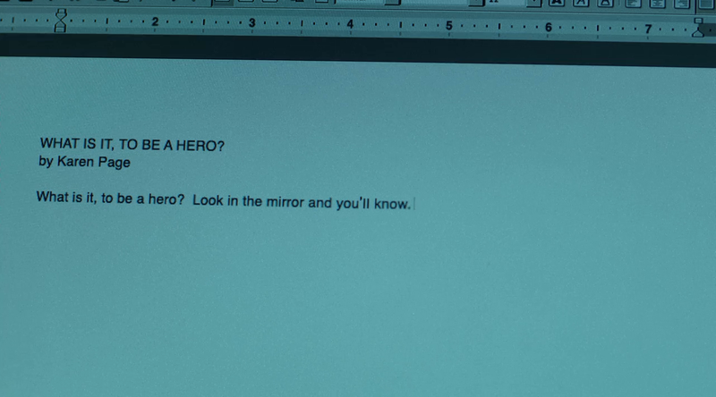 A report by Karen Page, age 7